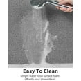 thumbnail image 5 of MaPinKa Non Slip Shower Mat - Comfortable Bath Mat for Textured Surface - Quick Drying Easy Cleaning Shower Floor Mat for Wet Area - No Suction Cups - Exfoliating and Durable 24x24 Inch Grey, 5 of 6