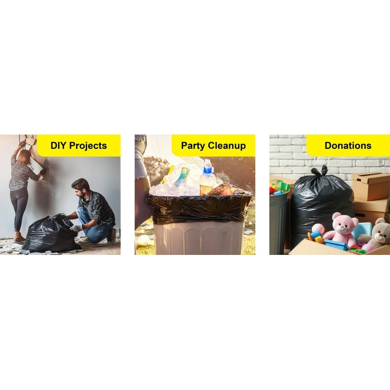 Brute Super Tuff Contractor Trash Bags, 45 Gallon, 20 Bags