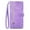 Purple, variant on Dteck Case for Samsung Galaxy A52 5G,Magnetic Leather 7 Card Slots Zipper Wallet Case Shockproof Rubber Kickstand Cover with Wrist Strap, Brown