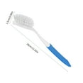 thumbnail image 3 of HengDidi Dishwashing Brush with Built-in Scraper and Stiff Bristles, Ergonomic Handle for Pots Pans Sink Cleaning, Non-Slip Grip Kitchen Scrubber, 3 of 7