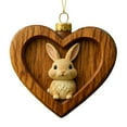 thumbnail image 2 of Rapeiae Christmas Animals Print Acrylic Hanging Christmas Gifts for Family Colleagues Christmas Tree Decoration, 2 of 8
