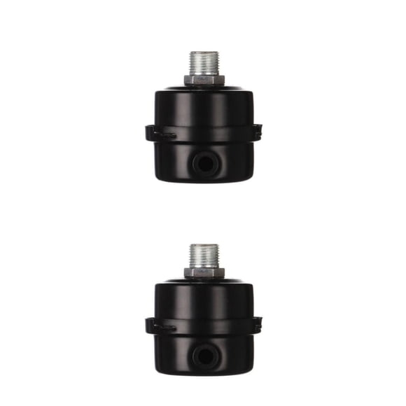 Kenally El negro reduce el silenciador del compresor de aire del ruido del compresor con el metal durable de la filtración eficaz de la Type1 NO1