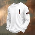 thumbnail image 3 of Generic Men's 250 Anniversary USA Shirt Crewneck Long Sleeve Pullover Sweatshirts Casual Faith Cross Printed Sweatshirt, 3 of 3