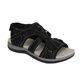 thumbnail image 5 of Sandalias de cuña romana europeas y americanas con punta redonda y velcro, estilo retro, de gran tamaño, para playa, de color liso, para mujer, 5 of 5