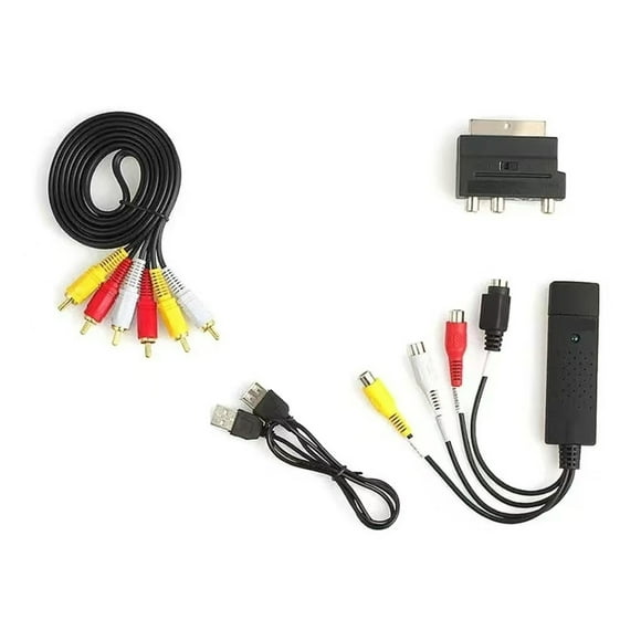 Methold Convierte cintas VHS Mini DV y Hi8 a digitales con el grabador de vídeo VHS a USB 0. Convertidor de VHS a DVD. Sistemas de cine en casa