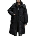 thumbnail image 2 of Xunlbb Winter Coats for Women Women Warm Pocket Coat Long Jacket Winter Sleeve Down Parkas,Size M-3XL, 2 of 5