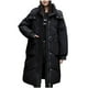 thumbnail image 2 of Parkas de manga larga para mujer, abrigo cálido con bolsillo, chaqueta larga de invierno, parkas de plumón para mujer, 2 of 5