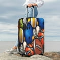 thumbnail image 7 of Haiem sport ball Pattern Luggage Cover Printed Suitcase Covers for Luggage Elastic Washable Suitcase Protector Fits 18-32 Inch Luggage-Large, 7 of 7