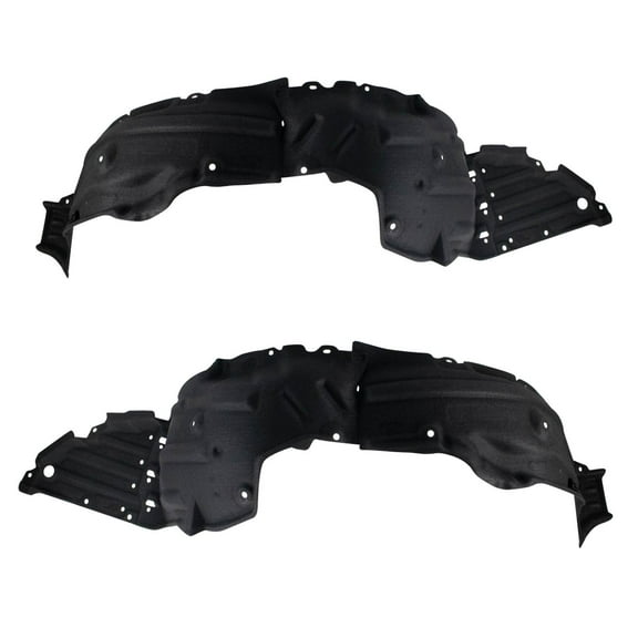 TRQ Front Inner Fender Liner Set Fits Select 2019-2023 Toyota Corolla TO1248243 TO1249243