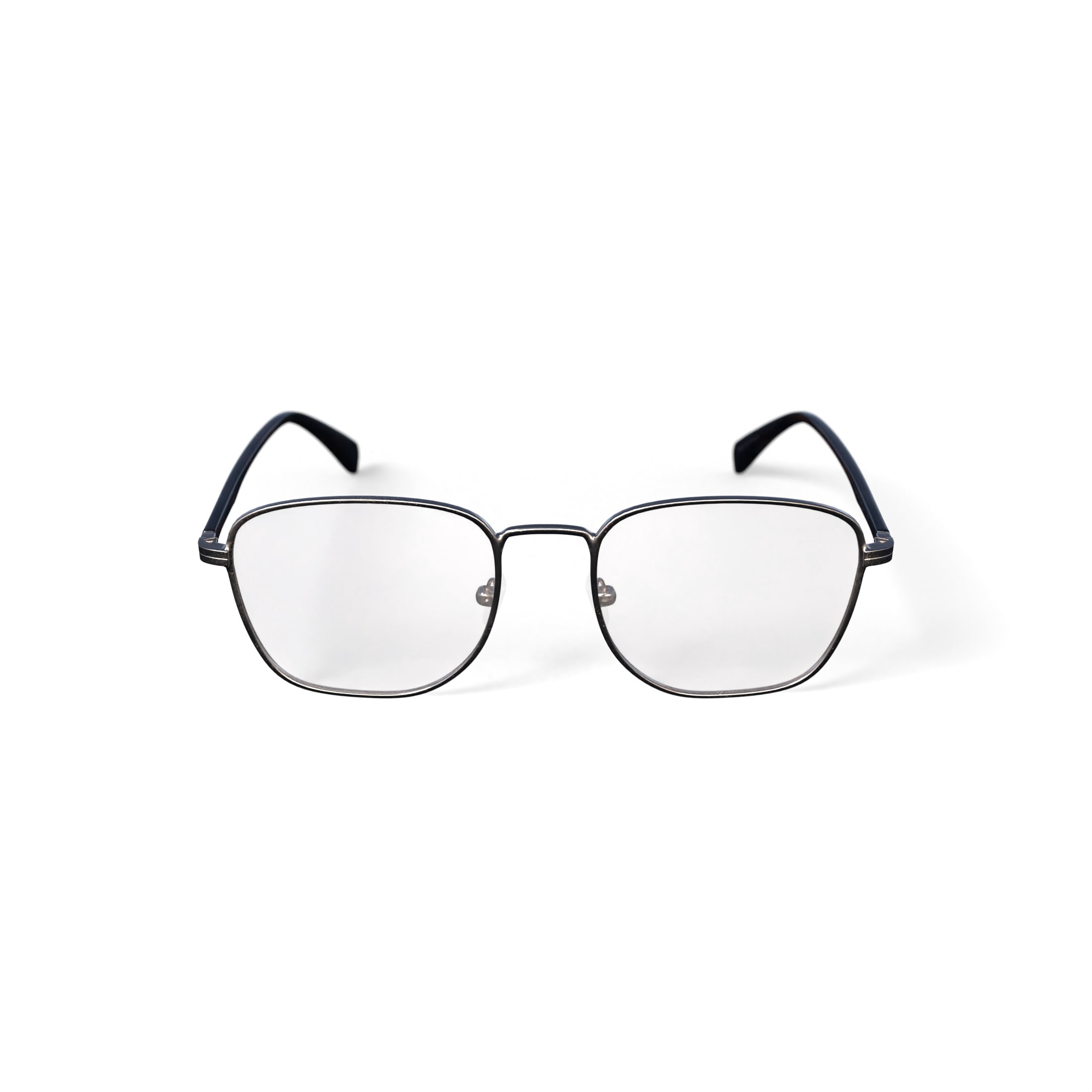Walmart Men's Larry Square Prescription Eyeglasses with Case, Gold