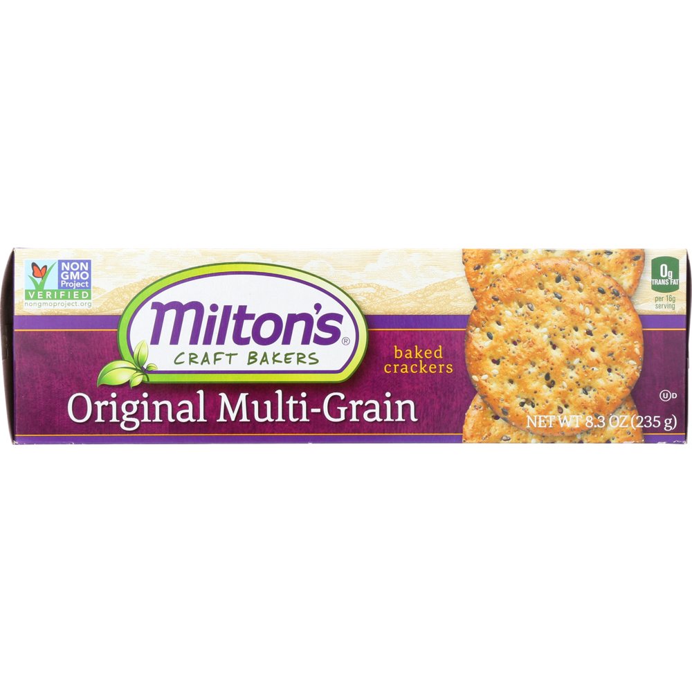 Milton's Original MultiGrain Crackers, 8.3 oz (Pack of 12) Walmart
