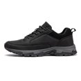 thumbnail image 5 of NOKIO Sneakers for Men Outdoor Wate𝗋proof Sneakers 𝖫a𝖼e Up Running Shoes Lightweight Hiking Shoes Wide Width Non-S𝗅ip Sport Shoes So𝗅id Color Casual Walking Shoes, 5 of 9