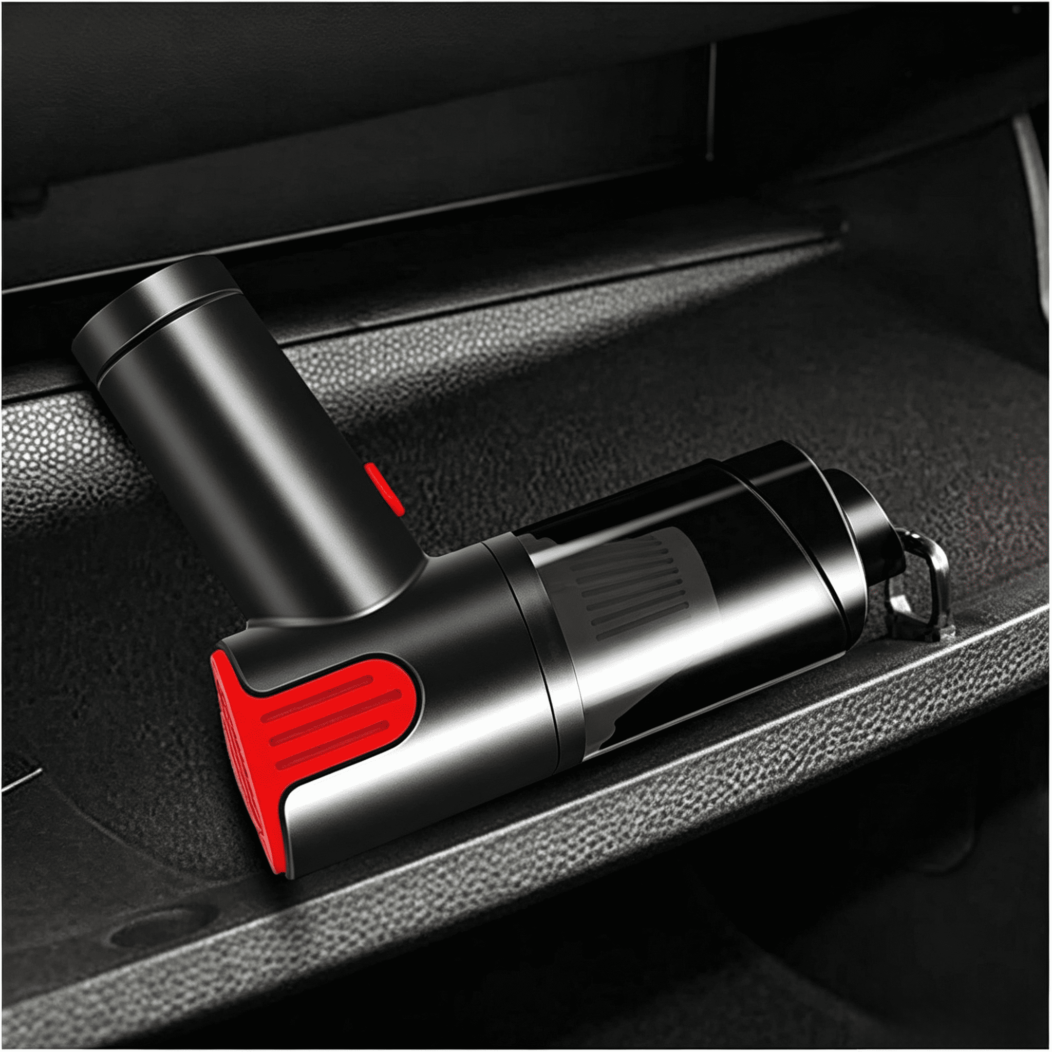 Smart Sensor Cordless Vacuum Cleaner, 150-300 Air Watts Adjustable Suction with Self-Cleaning Brushes, App-Controlled HEPA+Carbon Filter Vacuum for Home Car Pet Grooming - Cigarette Lighter Charging