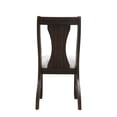 thumbnail image 4 of New Classic Furniture Chestnut Ridge Wood Dining Chair in Brown (Set of 2), 4 of 9