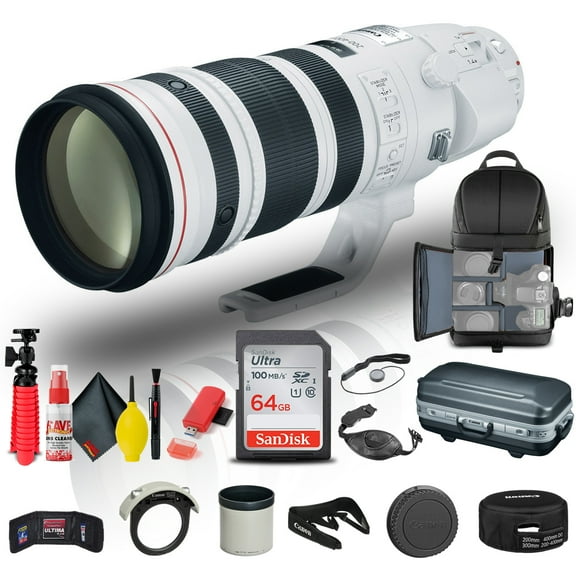 Canon EF 200-400mm F/4L IS USM Extender 1.4x Lens (5176B002)   BackPack   More (International Version)