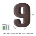 thumbnail image 4 of Tomfeel Número de corcho titular "0-9" y "&" Numeral pared arte caja de corcho montado en la pared d Tomshoo Número Corcho Titular, 4 of 7