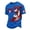 Blue, variant on Women Soccer T-Shirt Jersey Tops Canada Crewneck Short Sleeve Relaxed Fit Canada Top Casual Comfort T Shirt Dressy Blouses 4XL