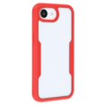 thumbnail image 4 of For iPhone 16e Case Acrylic TPU Clear Phone Cover with PET Screen Film - Green, 4 of 5