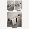 thumbnail image 4 of Mosiee Non Perforated Suction Cup Wall Mounted Towel Rail Holder Bathroom Storage Rack, 4 of 9