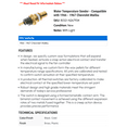 thumbnail image 2 of Water Temperature Sender - Compatible with 1966 - 1967 Chevy Malibu, 2 of 2