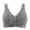 A-Grey294, variant on Daisy Bras For Older Women Front Closure Backless Comfortable Adjustable Straps Seamless Push Up Full Coverage Bras