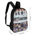 thumbnail image 2 of Grey&#s Anatomy Poster Backpacks Basic Shoulder BackpackBookbag Satchel Backpack Rucksack, 2 of 3