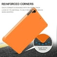 thumbnail image 4 of KIQ TPU Slim Case For iPad 6th Generation Case 2018 / iPad 5th Generation Case 2017 / iPad Air 2 / iPad Air 1 (9.7 Inch) Slim Low-Profile Transparent 9.7 iPad Case Cover - Orange, 4 of 9