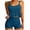 B Navy, variant on HAPIMO Women's Tankini Sets Spaghetti Strap Ruffled Crop Top and High Waisted Boy Shorts Modest Two Piece Bathing Suits Summer Beach Swimsuits with Chest Pad Yellow XL
