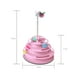 thumbnail image 5 of Juguete Xtellar Interactivo para Gato Torre de 4 Niveles con Ratón y Pelotas Color Rosa, 5 of 5
