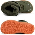 thumbnail image 4 of Boys Girls Barefoot Winter Boots with Wide Toe Box Slip Resistant Waterproof Zero Drop Sole Minimalist Ankle Winter Snow Boots for Toddler/Little Kids/Big Kids, 4 of 14