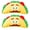 2 Taco Toys, variant on Soft Taco Dog Toys Fun interactive Squeaker Small to Medium Dogs Choose Quantity (1 Taco Toy)