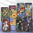 thumbnail image 2 of Anime Princess Mickey Mouse For Samsung Galaxy A54 A34 A73 A52S A72 A52 A32 A22 A12 A21S 4G 5G Silicone Soft Black Phone Case xuanjing unisex, 2 of 2