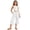 White, variant on YaEYa Girls Linen Capri Pants Wide Leg Cozy Elastic Waist Flowy Casual Pants Summer Beach Cropped Trousers with Pockets (Black,9-10 Years)