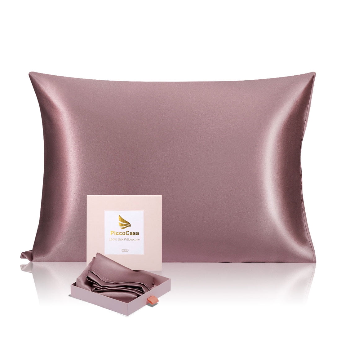 silk pillowcases for hair 100 silk pillow case w gift box, Mauve