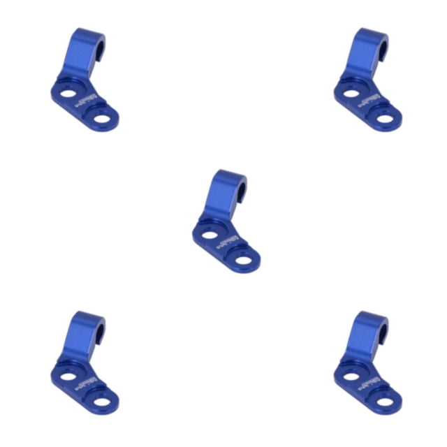 Baohd Easy To Install Motorcycle Fixed Rack For Clutches Durable And Gorgeous Gorgeous And Cool Colors Alloy Clutches Cable Blue 5Set