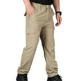 thumbnail image 1 of Minnieouse Pantalones cargo para hombre, de secado rápido, en general, de fondo largo, resistentes al desgaste, de gran tamaño, para senderismo, Prendas para la parte inferior del cuerpo Caqui XXXL, 1 of 6