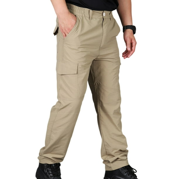 Minnieouse Pantalones cargo multibolsillos para hombre de secado rapido en general ligeros resistentes al desgaste de talla grande para Type3 NO3 Walmart en linea