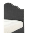 thumbnail image 3 of Wallace & Bay Kirby Upholstered Platform Bed - Queen - Charcoal, 3 of 5