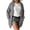 Gray, variant on Women's Hooded Cable Knit Cardigan Sweater with Pockets 2026 Fall Trendy Coat Jacket