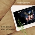 thumbnail image 3 of Patriotic Eagle T shirt Funny Personalized License Plate Rust-proof Stainless Steel Metal License Plate Suitable For Men And Women 12.2" x 6.2", 3 of 7