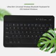 thumbnail image 4 of Teclado Inalámbrico, Sensación Cómoda De La Mano 44 Horas De Tiempo De Trabajo Continuo Teclado Bluetooth, Para Tableta Windows PC YLSHRF slim bluetooth keyboard, 4 of 8