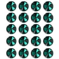 thumbnail image 4 of 20Pcs Bricolage Griffe Diamants Robe de Mariée Rétro Mode Artisanat Verre Vêtements Décorations19mm Vert Émeraude Rond Verre Diamant, 4 of 14
