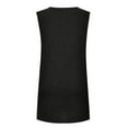 thumbnail image 5 of IROINNID Women's Sleeveless Shift Dress Round Neckline Sexy Loose Ladies Mini Dress Strapless Cap Solid Color Dress, 5 of 8