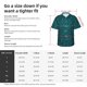 thumbnail image 5 of Balery teal sparkling Camisas hawaianas de manga corta para hombre, camisas playeras de corte holgado, camisas de vacaciones con botones,Medium, 5 of 7