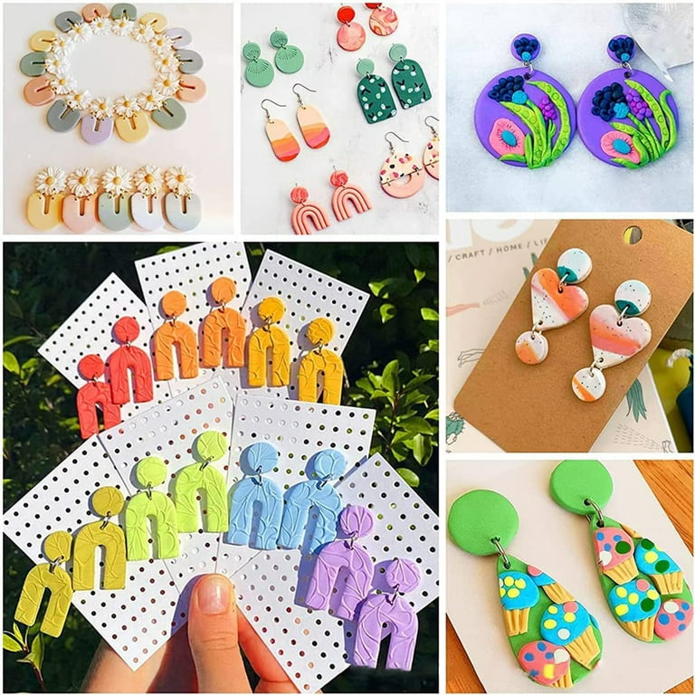 Polymer Clay Cutters, clay earring cutters set, polymer clay tools jewelry  making, – RoseauxClayCo