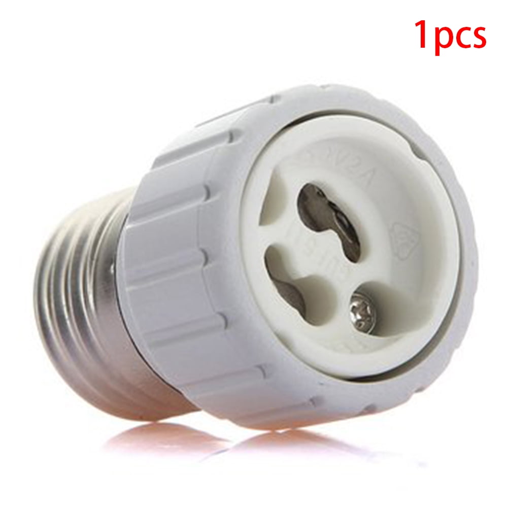 Pandamama E27 to GU10 LED Light Bulb Extend Base LED CFL Light Bulb Lamp Adapter Converter Socket ABS White Color 