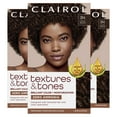 Clairol Textures & Tones Hair Dye AmmoniaFree Permanent Hair Color
