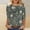Multicolor, variant on Elvqul Womens Loose Tunic Tops Crewneck 3/4 Sleeve Blouses Summer Fall Multicolor Dressy Casual Printed Tee for Juniors Pullover