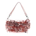 thumbnail image 2 of Bolsos de mano con lentejuelas para mujer, elegantes carteras con cadena y asa superior para noche rosa, 2 of 7