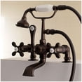 thumbnail image 6 of Kingston Brass Deck-Mount Clawfoot Tub Faucets In Oil Rubbed Bronze AE209T5, 6 of 6